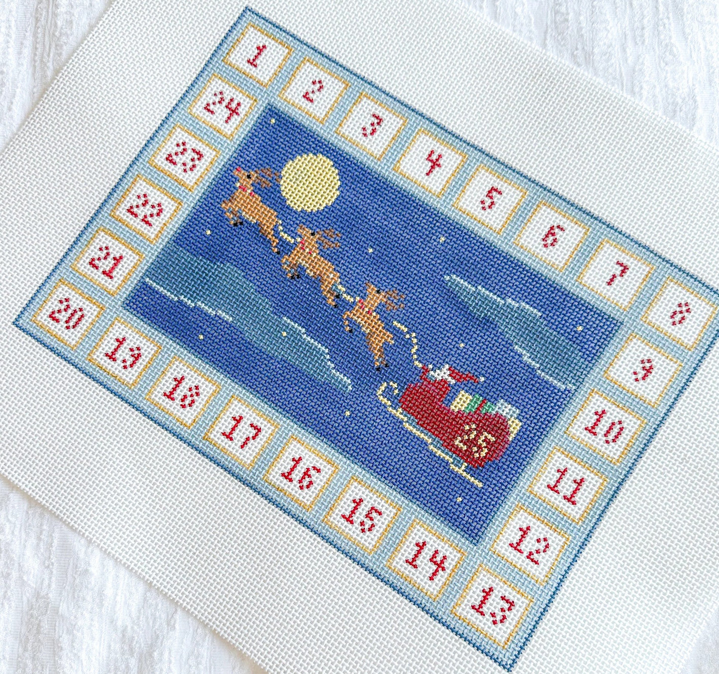 Santa and Reindeer Advent Calendar