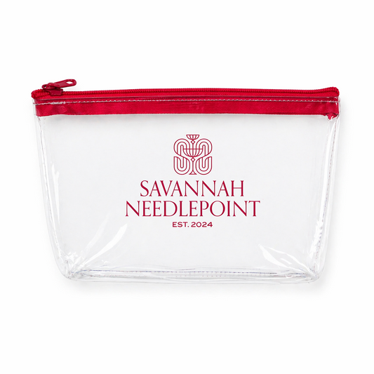 Savannah Needlepoint Project Pouch 8" x 5"