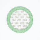3" Round Self Finishing Leather Magnet