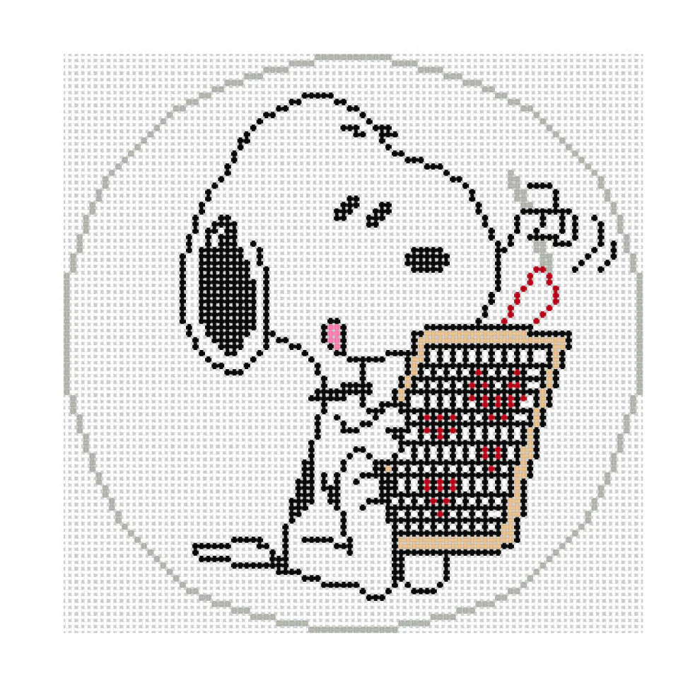 Snoopy Loves Needlepoint