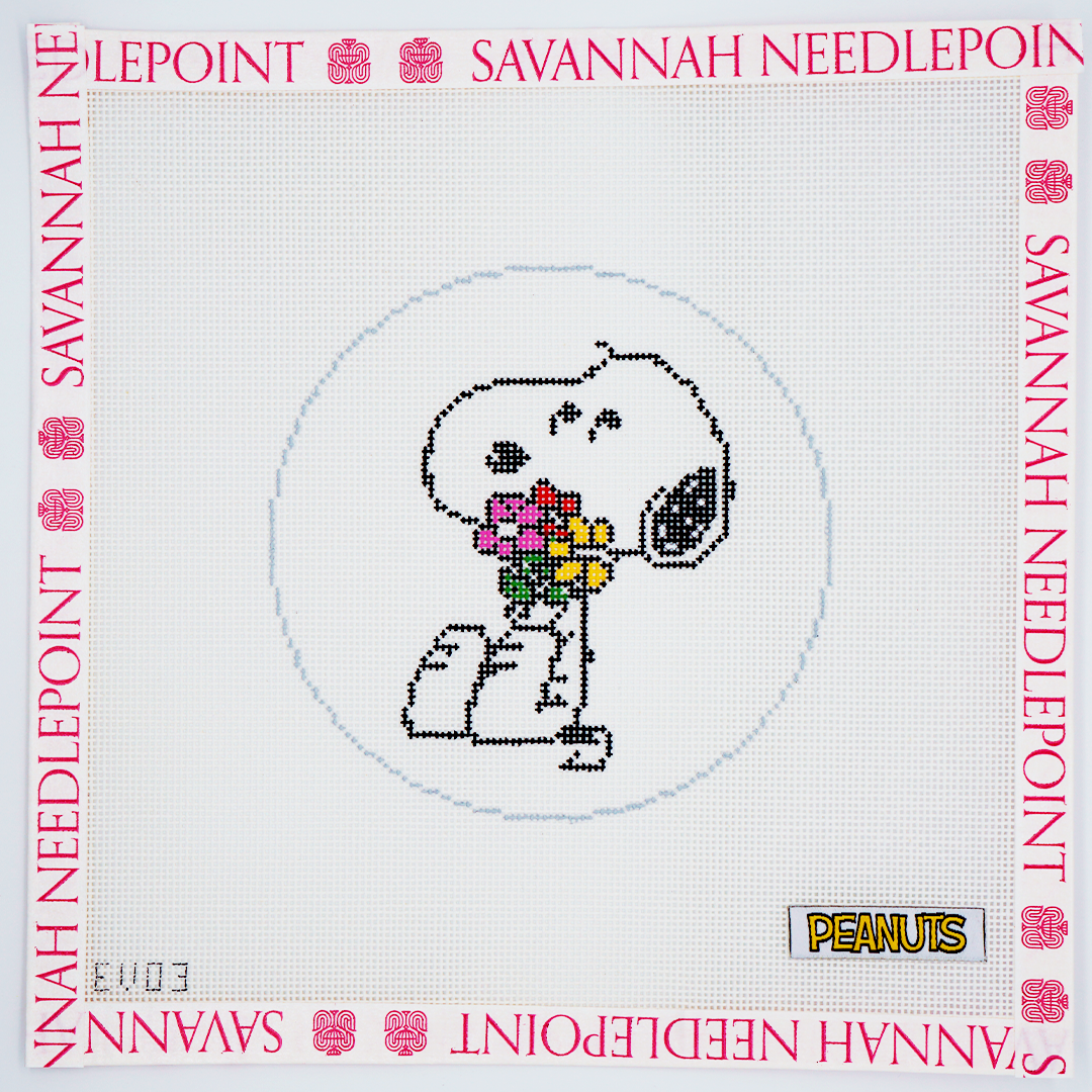 Snoopy with Flowers