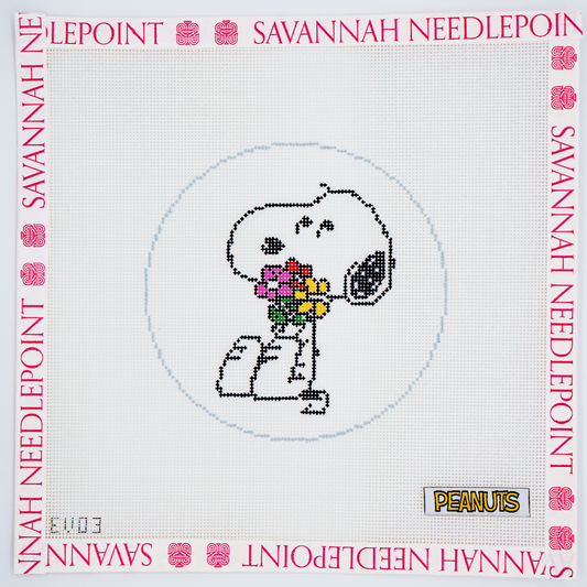 Snoopy with Flowers