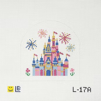 Spring Castle with Flowers