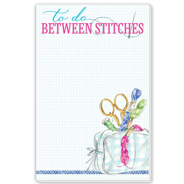 To Do Between Stitches Notepad