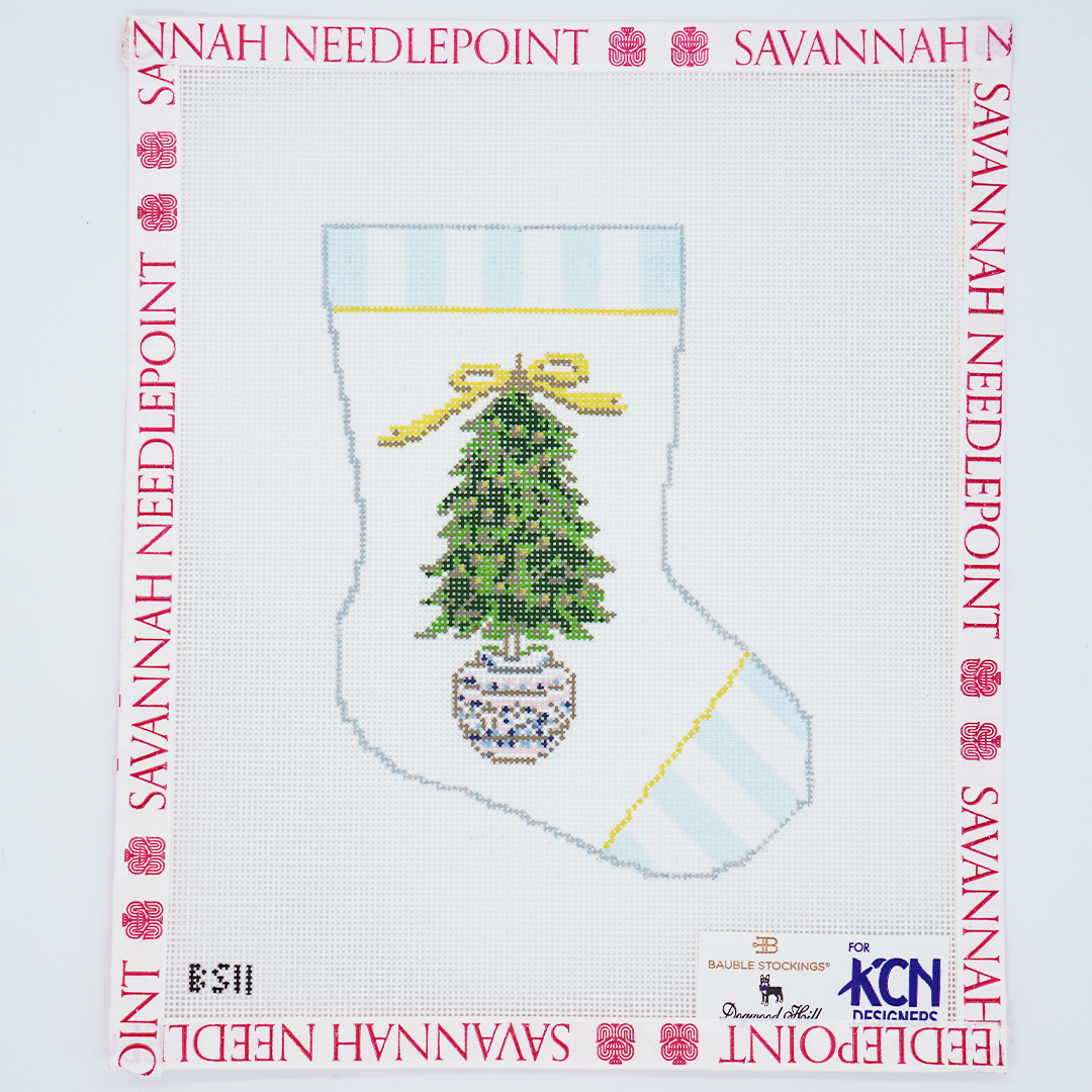 Trim the Tree Bauble Stocking