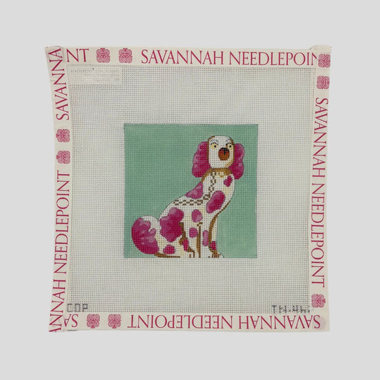 Staffordshire Pink Dog - Right Facing