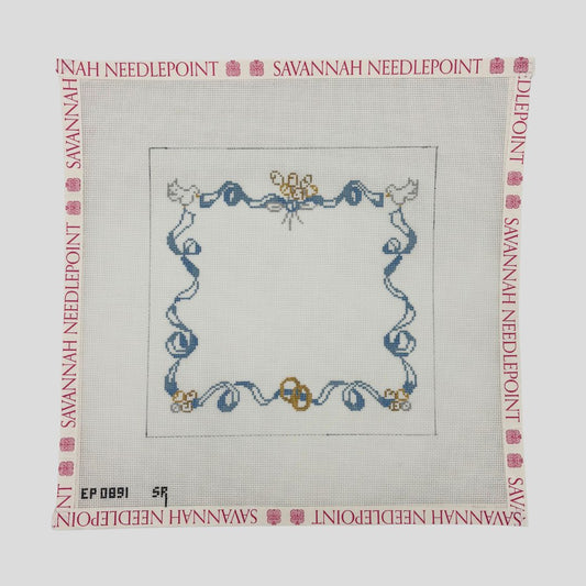 Ribbon and Doves Pillow