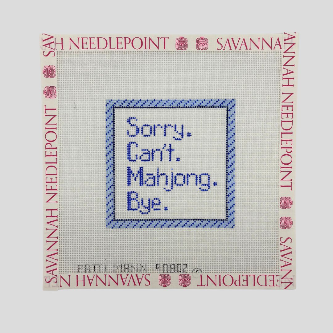 Sorry. Can't. Mahjong