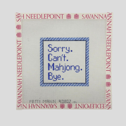 Sorry. Can't. Mahjong