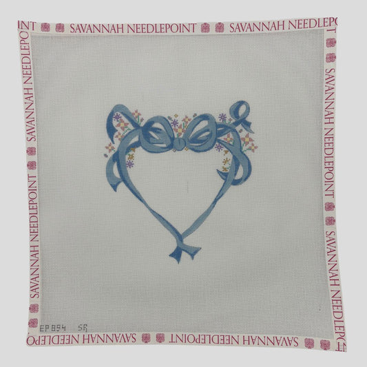 Floral Ribbon Heart