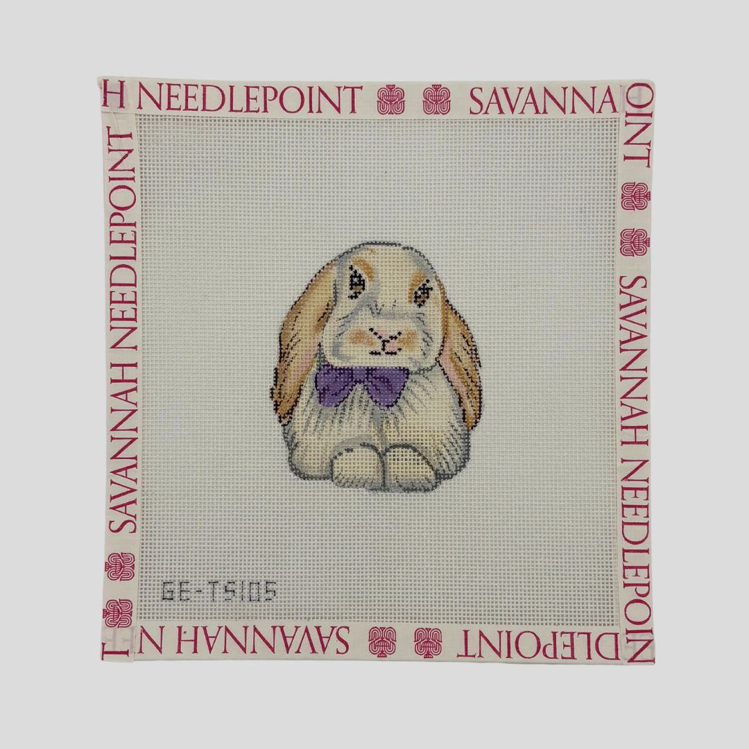 Bunny with Purple Bow