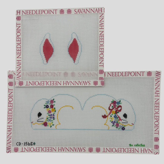 Spring Floral Bunny - 2 sided