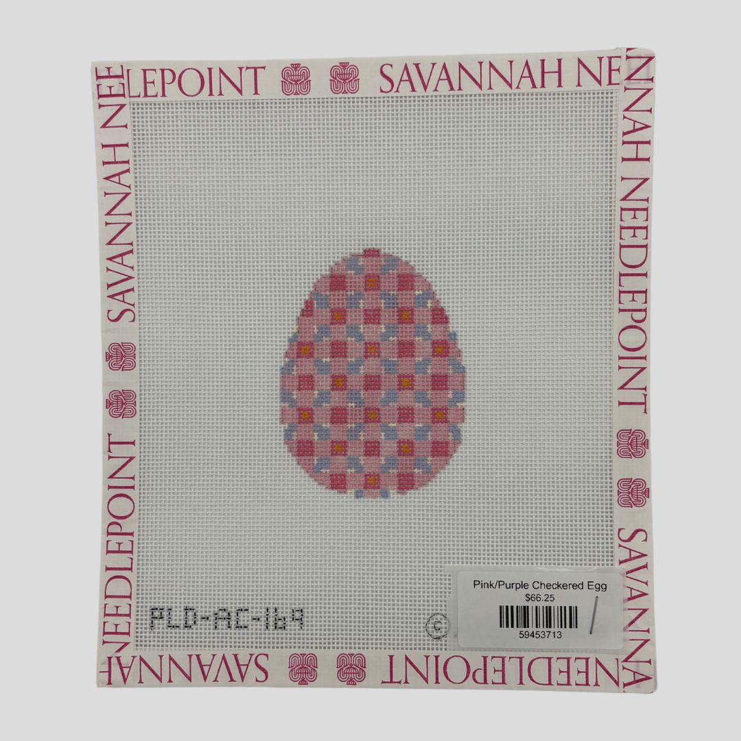 Pink/Purple Checkered Egg