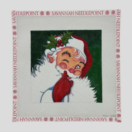 Winking Santa