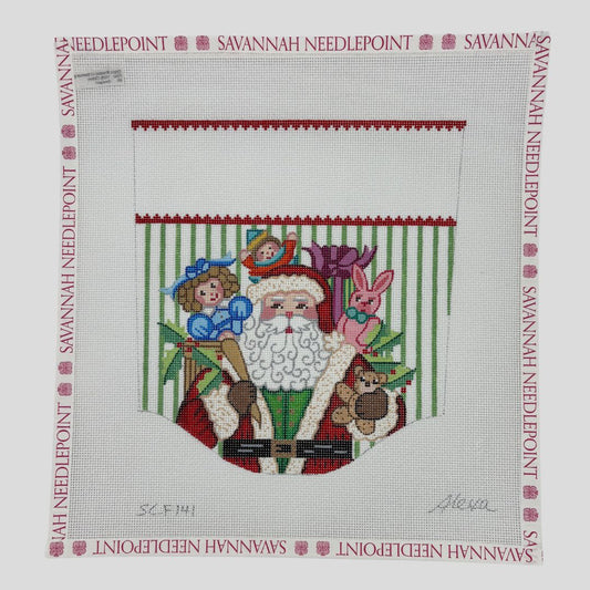 Santa Stocking Cuff - Girl
