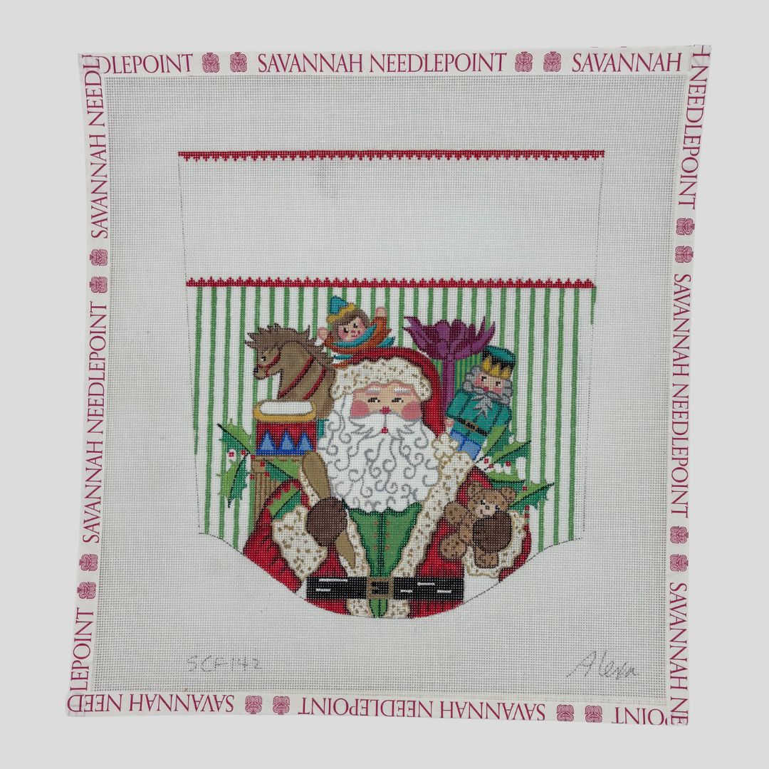 Santa Stocking Cuff - Boy
