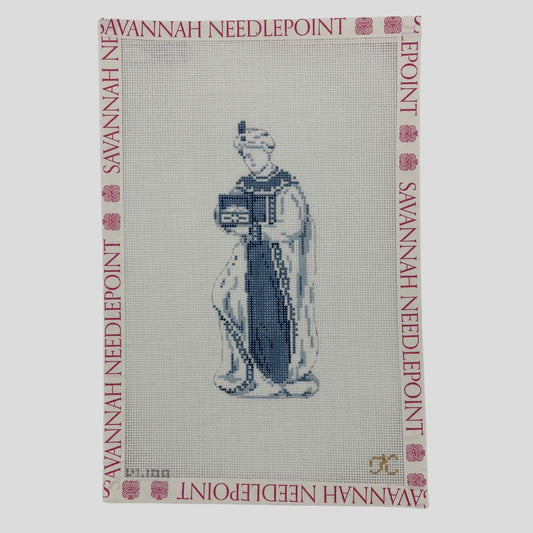 Wedgewood Nativity Standing Wiseman With Box