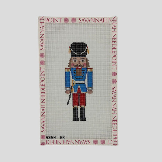 Blue Nutcracker Guard with Sword