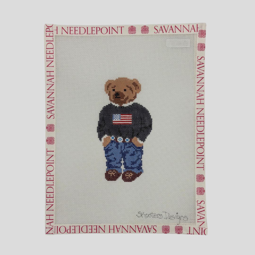 Flag Sweater Bear