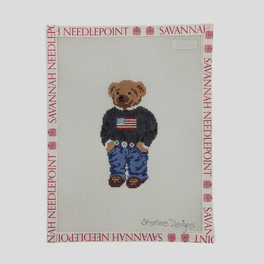 Flag Sweater Bear