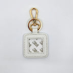 Square Leather Key Fob