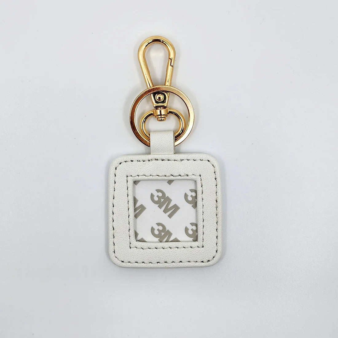 Square Leather Key Fob