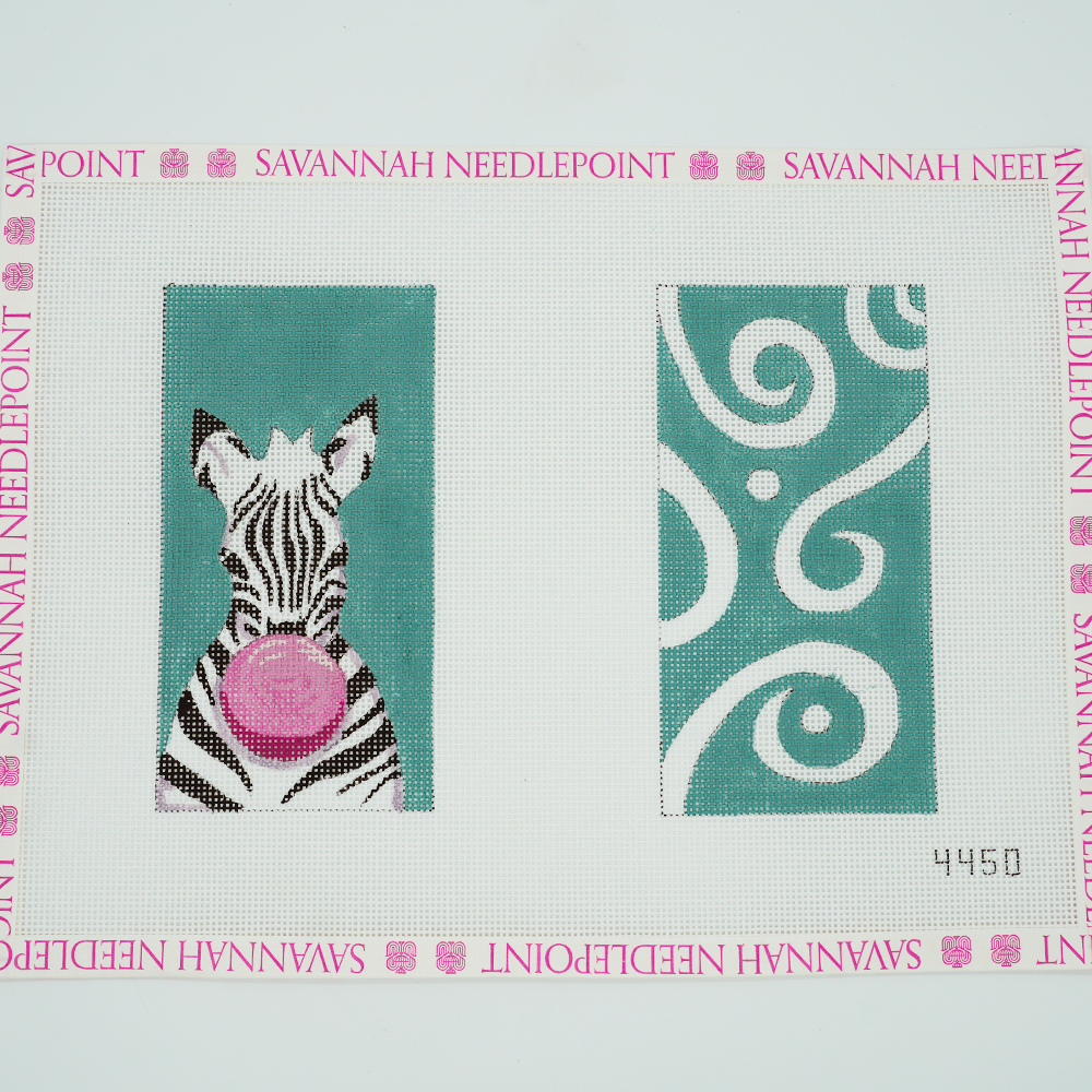 Zebra with Gum Sunglass Case