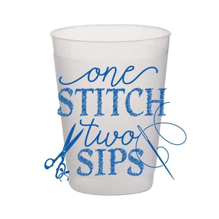One Stitch Two Sips Frost Flex Cups