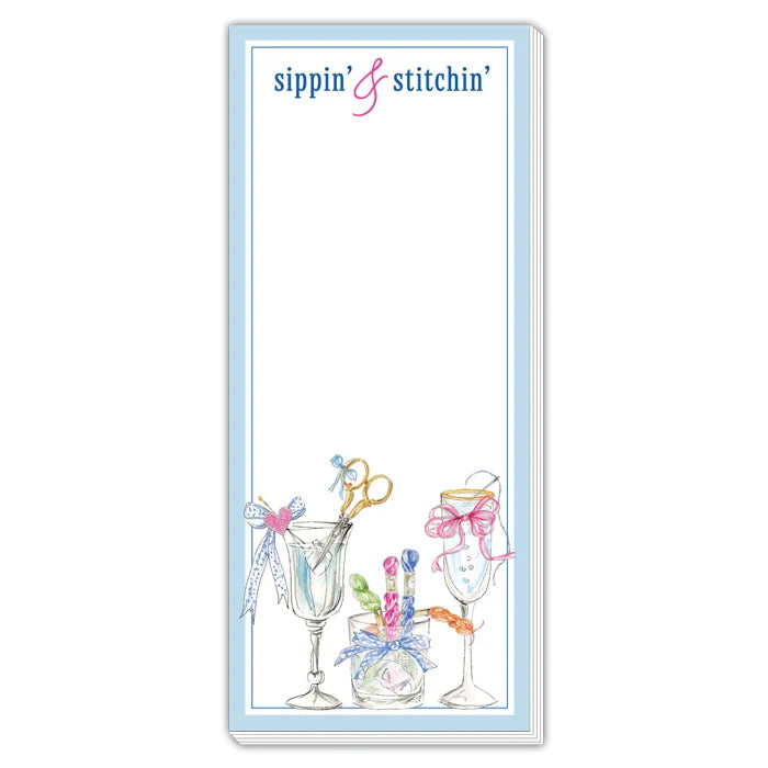 Sippin' & Stitchin' Notepad